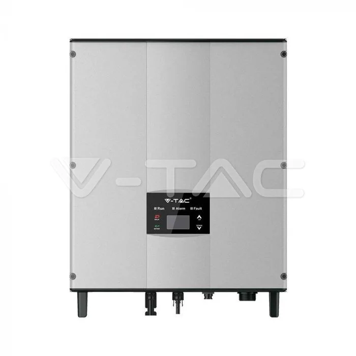 Inversor solar on-grid 5kW pantalla LCD monofásico, garantía de 10 años · 2