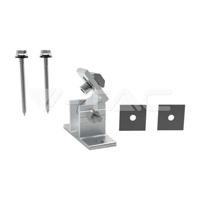 Pata delantera ajustable para paneles solares