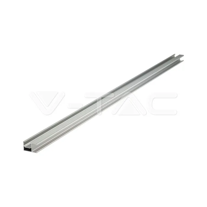 Carril plateado 2000mm para panel solar, 4 uds/juego · 4