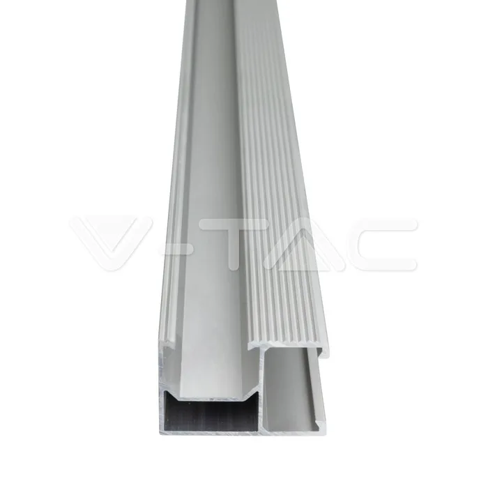 Carril plateado 2000mm para panel solar, 4 uds/juego