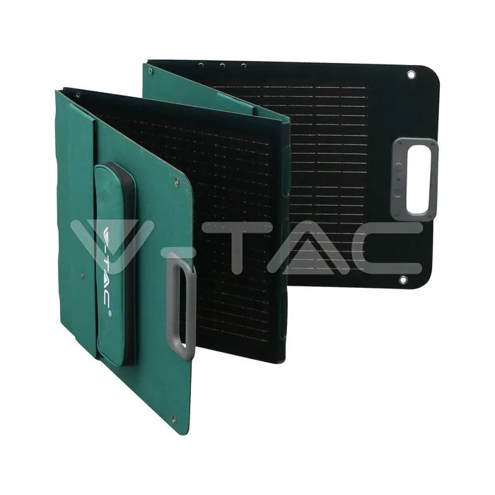 2 paneles solares plegables de 120W para estaciones de energía portátil · 2
