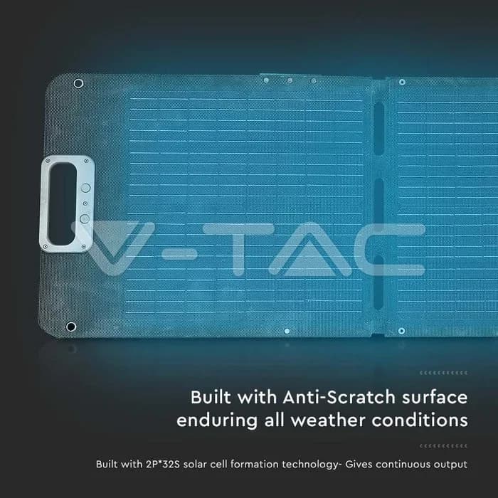 Panel solar plegable de 160W para estaciones de energía portátil · 15