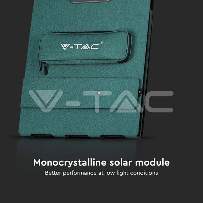 Panel solar plegable de 160W para estaciones de energía portátil · 9