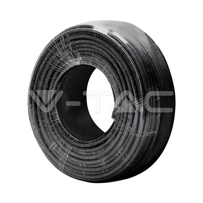 Cable PV 6SQ negro para panel solar, 50 metros