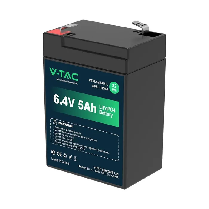 Batería LiFePO4 6.4V 5Ah
