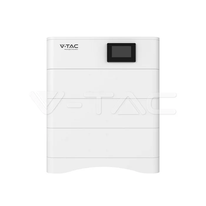 15.36kWh Stackable LiFePO4 Battery System (3×5.12kWh) · 2