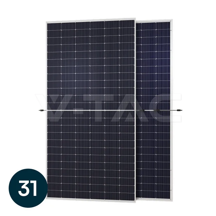 Panel solar monocristalino de 590W, palé 31 uds