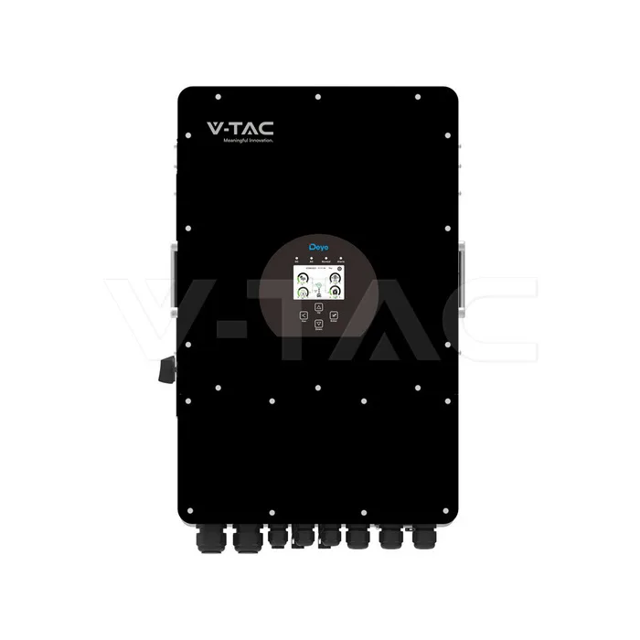 Inversor solar híbrido 12kW trifásico 380VAC, negro