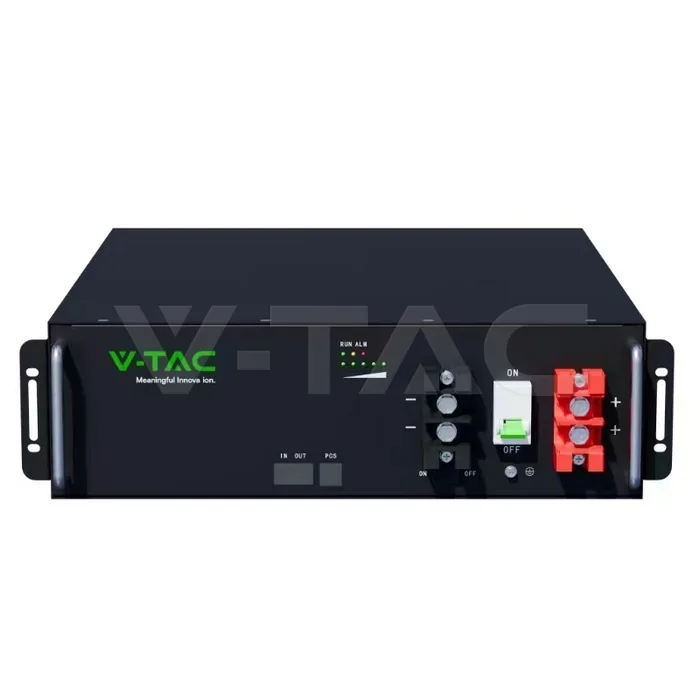 Batería en rack LiFePO4 5.12kWh 51.2V negra