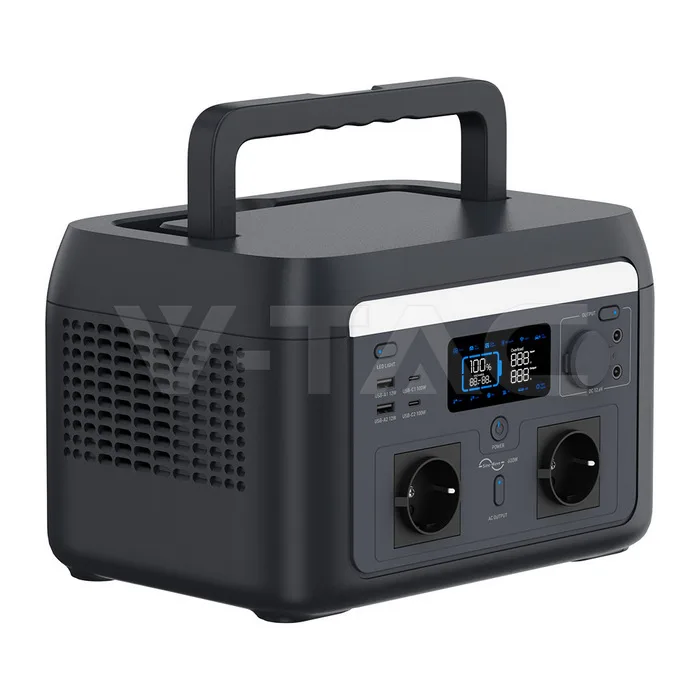 Station d'énergie portable 600W 512Wh LiFePO4 · 2