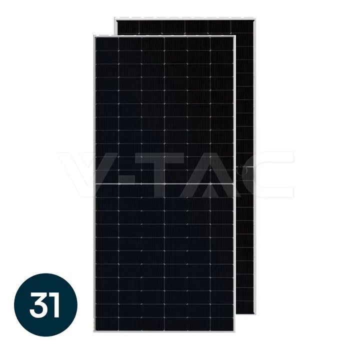 Panel solar monocristalino de 620W, palé 31 uds