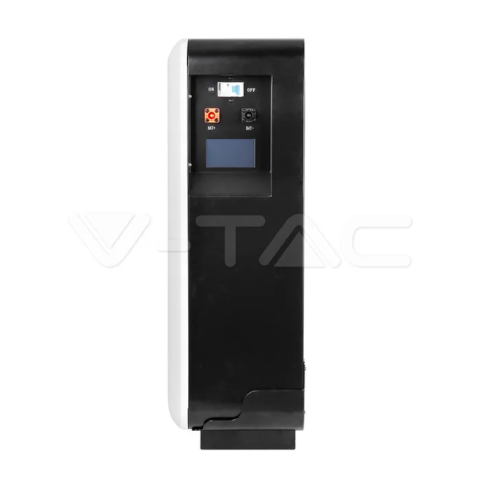 10.24kWh LiFePO4 Battery IP65 6000 Cycles White Low
