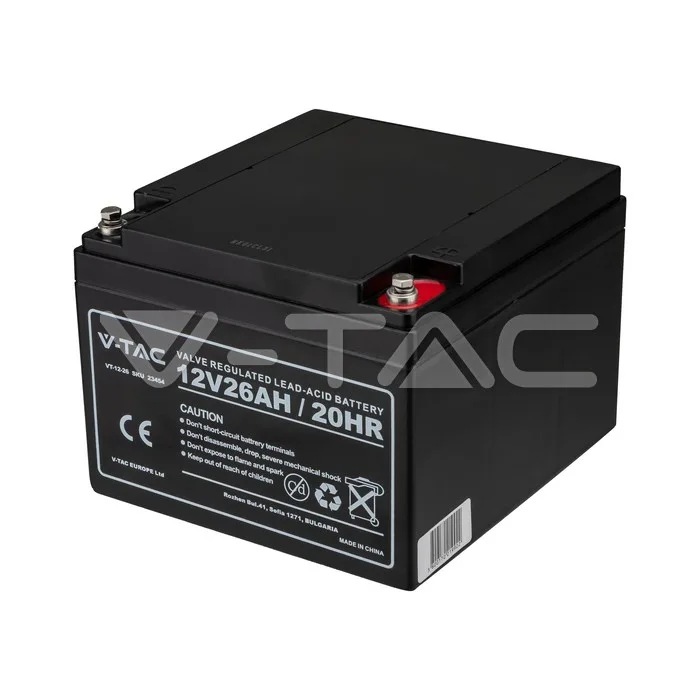 26Ah 12V Lead Acid Battery M5