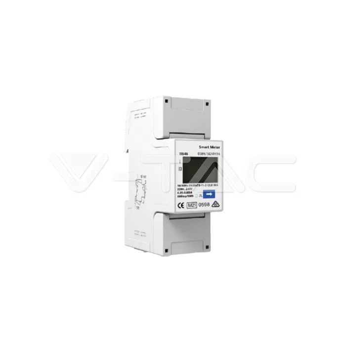 Contador inteligente 200/230V 5 A RS485 2P MID
