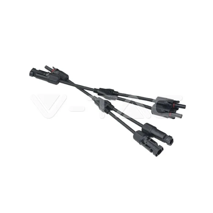 Cable en Y 2 en 1 para dos paneles solares plegables